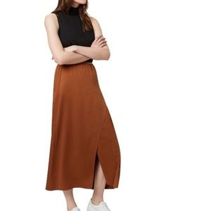 French connection NWT rust midi skirt